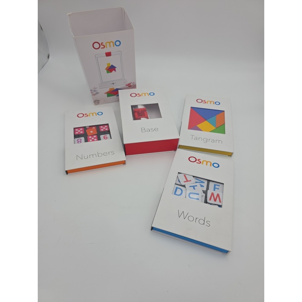 Osmo Genius Kit Bundle Base Numbers Words Tangram for iPad